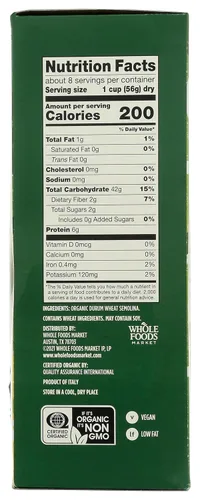 Miniatura 2 de Whole Foods Market, Farfalle orgánico, 16 onzas