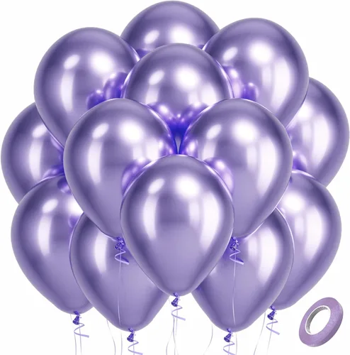 Miniatura 199 de Bezente - Globos de 12 pulgadas de látex con confeti para bodas, graduaciones, despedidas de soltera y cumpleaños, aptos para helio, dorado, 60