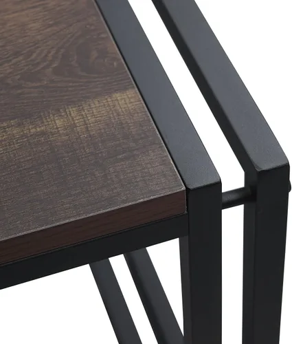 Miniatura 4 de Proman Products Santa Fe Sofá/Consola Mesa, Marrón Oscuro