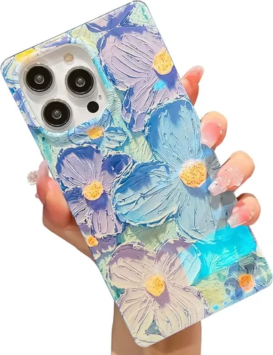 Miniatura 30 de Elegante concha de madre perla compatible con iPhone 13 Pro de 6.1 pulgadas, estuche de borde rectangular, elegante y delgado, con perla de abulón