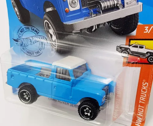 Miniatura 2 de Hot Wheels Land Rover Series III Pickup 111/250, azul