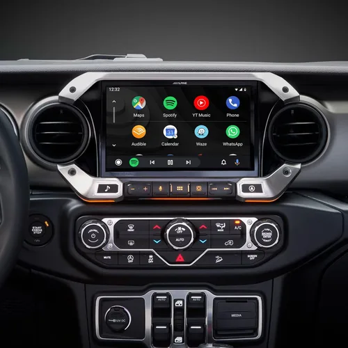 Miniatura 2 de Alpine Receptor multimedia i509-WRA-JL de 9 pulgadas compatible con Jeep Wrangler 2018 y Gladiator 2020 en adelante