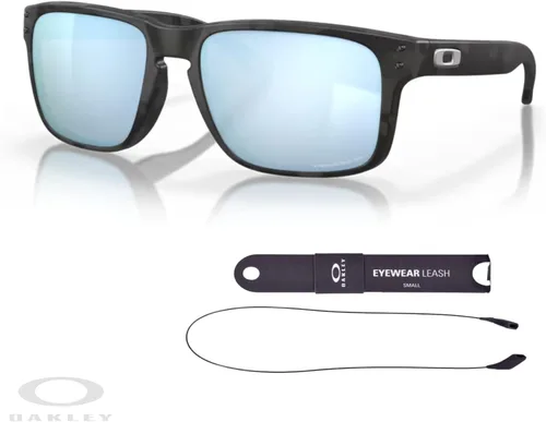 Miniatura 2 de Oakley Holbrook OO9102 - Gafas de sol cuadradas para hombre + paquete con correa + paquete con kit de gafas de diseñador iWear
