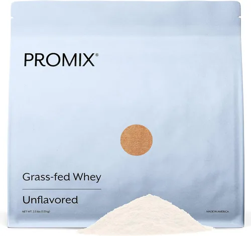 ProMix Nutrition Proteína de suero en polvo, sin sabor, alimentado con pasto - Batidos de fitness y nutrición después del entrenamiento, licuados,