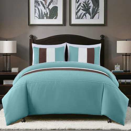 Miniatura 2 de Chezmoi Collection Briar Juego de 7 Piezas Queen Bed in a Bag - Juego de Edredón de Microfibra Ligera para Todas las Estaciones - Incluye Sábanas