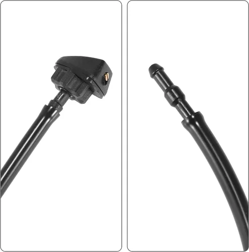 Miniatura 6 de Kit de boquillas para limpiaparabrisas con conector de manguera de fluido, 10 piezas, color negro, compatible con Acura MDX 2011, para Honda Pilot