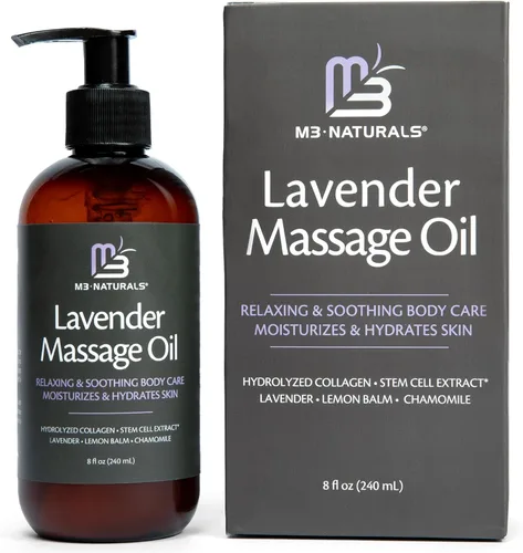 Miniatura 4 de Aceite de masaje sensual de lavanda con colágeno y células madre, terapia de ajuste de la piel para glúteos, muslos y abdomen, aceite anticelulítico