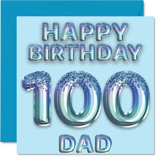 Miniatura 166 de Stuff4 Tarjeta de primer cumpleaños para niños, globo de fiesta con purpurina azul, tarjetas de feliz cumpleaños para niño de 1 año, nieto, hijo, 57
