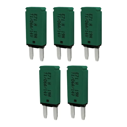 Miniatura 7 de Mini ATM Auto Reinicio 5 Amperios Disyuntor de Circuito Fusible para Protección de Batería de Audio Automotriz Marina RV Coche Camión (T1) Reinicio