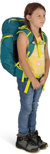 Miniatura 12 de Mochila de senderismo infantil Osprey Jet 28L, dosel verde