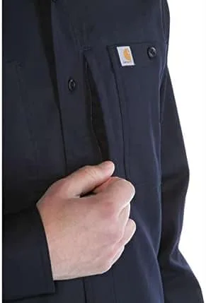 Miniatura 4 de Carhartt Camisa de trabajo de manga larga de lona de ajuste relajado para hombre