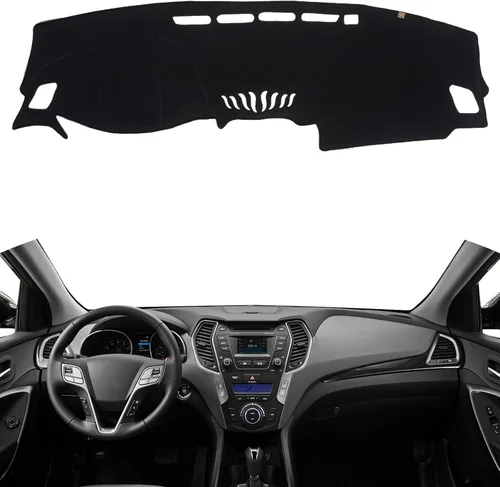 Miniatura 14 de TUCAREST Funda para salpicadero Compatible con Ch-Evy Silverado 1500/2500 HD/3500 HD 2019-2023, GM-C Sierra/HD 2500/ HD 3500 2019-2023, alfombrilla