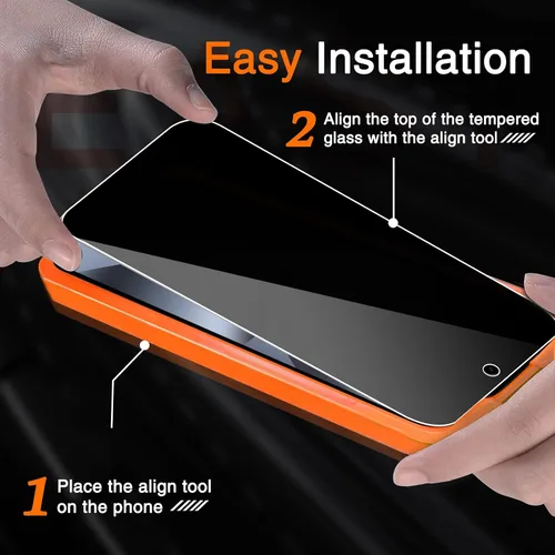 Miniatura 5 de Milomdoi Paquete de 3 protectores de pantalla de privacidad para Google Pixel 10 Pro Fold de vidrio templado con 3 protectores de lente de cámara