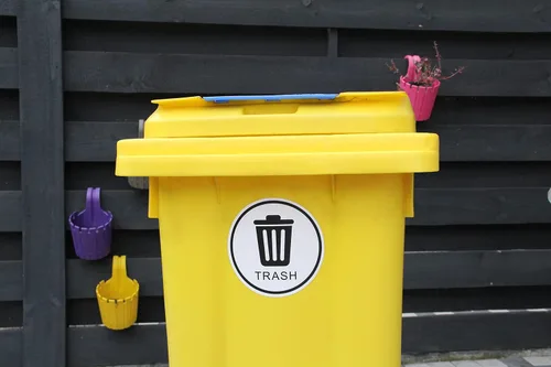 Miniatura 8 de Paquete de 6 calcomanías de vinilo autoadhesivas de reciclaje de 6 pulgadas, papel, plástico, plástico, metal, basura, logotipos de reciclaje