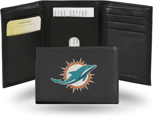 Miniatura 28 de Rico Industries NFL Football Embroidered Tri-fold Wallet