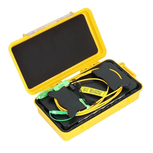 Miniatura 2 de Caja de cable de lanzamiento, 3,280.8 ft SCAPC a SCAPC OTDR Caja de cable Herramienta de prueba de fibra óptica Prueba de material de fibra