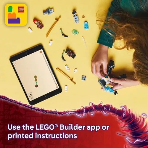 Miniatura 6 de LEGO NINJAGO Conjunto de construcción de juguete de traje de batalla de Zane - Juguetes de construcción para juegos de rol para niños, niños
