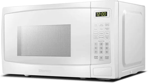 Miniatura 6 de Danby DBMW1120BWW - Microondas para encimera de 1.1 pies cúbicos en blanco, 1000 vatios, microondas de tamaño familiar con puerta de botón