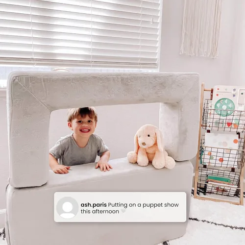 Miniatura 8 de Delta Children Serta Perfect Sleeper - Juego de sofá convertible y juego para niños y niños pequeños, sofá modular de espuma y tumbona abatible