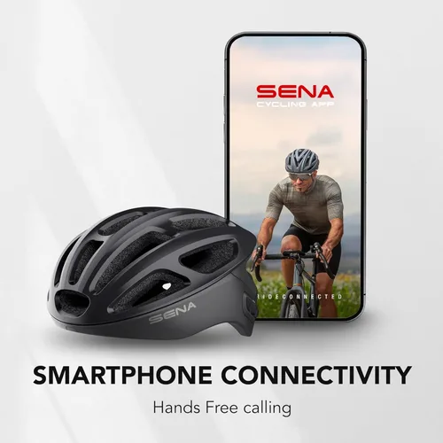 Miniatura 3 de Casco de comunicación inteligente Sena R1 / R1 EVO para ciclismo Negro mate