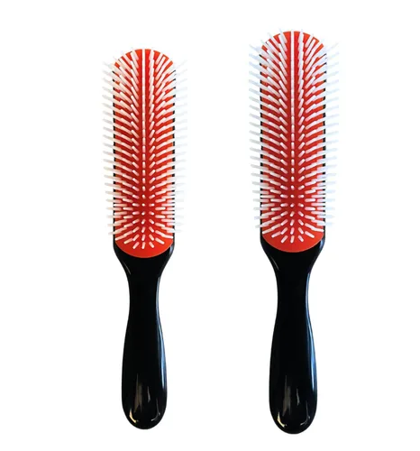 Miniatura 10 de MDSTYLE Cepillo para cabello rizado, grueso, ondulado y enrollado, definición de rizos, desenredante, peinado, secado por soplado, moldeador