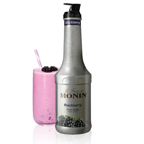 Miniatura 13 de Monin - Puré de cereza negra, sabores naturales, ideal para tés, limonadas, batidos y cócteles, sin OMG, vegano, sin gluten (1 litro)