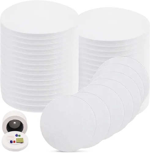 Milkary 200 hojas de papel de microondas para horno, 4.7 pulgadas, de fibra de cerámica, aislamiento para horno, papel termofusible, alta