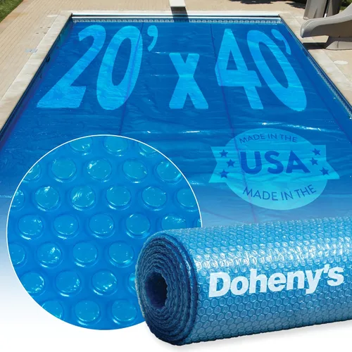 Miniatura 11 de Doheny's Clear-Tek - Cubierta solar de micro burbujas para piscinas enterradas Aumenta la absorción de energía solar, retiene el calor, reduce