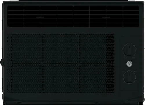 GE - Unidad de aire acondicionado para ventana, 5,000 BTU para habitaciones pequeñas de hasta 150 pies cuadrados. Con ventilador ajustable manual y