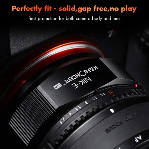 Miniatura 4 de K&F Concept Adaptador de montaje de lente compatible con Nikon AI Nikkor F Mount Lens a NEX Mount Cámara para Sony A6000 A6400 A7II A5100 A7 A7RIII