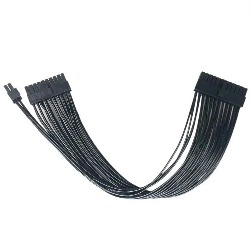 Miniatura 2 de GinTai ATX - Cable de extensión de fuente de alimentación de 24 pines, cable extensor PWM de 24 pines, cable trenzado (11.8 in)
