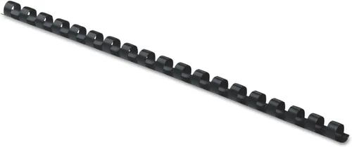 Miniatura 9 de Fellowes 52326 Peines de plástico para encuadernación, parte trasera redonda, 1/2 pulgada, 90 hojas, negro, paquete de 100