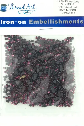 Miniatura 2 de Estrás para aplicar con calor - 6SS, 10SS, 16SS, 20SS, 30SS - 32 colores Iron-on hotfix rhinestones - add brilliant sparkle to apparel, denim