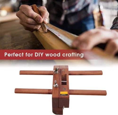 Miniatura 2 de HEEPDD Plano de mano de doble manija, kit de avión de mano de palisandro para carpintería, instrumento musical para muebles, herramienta de mano