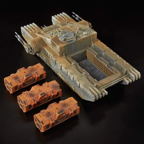 Miniatura 8 de Star Wars Tanque de asalto de combate imperial vintage