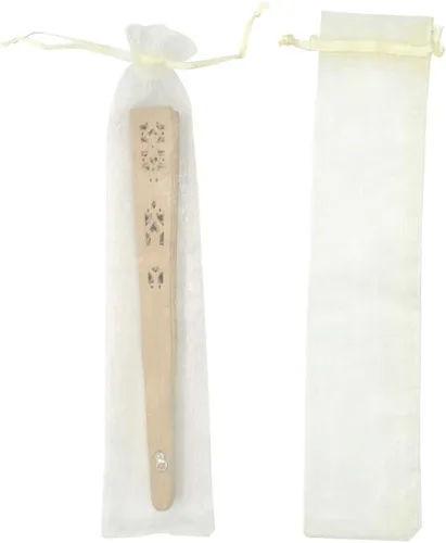 Miniatura 5 de 50 bolsas de organza transparente para abanicos, bolsas de regalo de organza plegables de 2 x 10 pulgadas con cordón, bolsas de seda para recuerdos