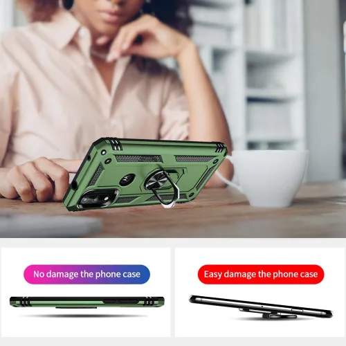 Miniatura 5 de Funda para Moto G Pure, Moto G Power 2022 con protector de pantalla HD, [grado militar de 16 pies probada en caídas], anillo protector a prueba