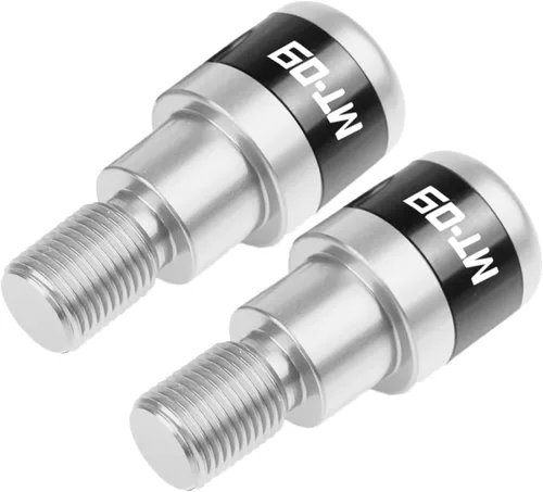 Miniatura 12 de Para Yamaha MT-09 FZ-09 2014 2015 2016 MT09 FZ09 MT FZ 09 Accesorios de motocicleta Manillar Grips Mano extremos Cap (Color : A Negro)