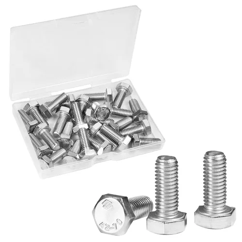 Miniatura 13 de 5 piezas pernos hexagonales M8 M8-1.25 x 120mm pernos de cabeza hexagonal Acero inoxidable 304 M8-1.25mm pernos hexagonales pernos de cabeza
