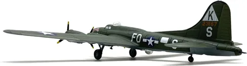Miniatura 7 de DAGIJIRD B-17 Bomber 1/144 Escala Diecast Display Modelo Fighter Militar Avión Modelo con Soporte para Colección Regalo