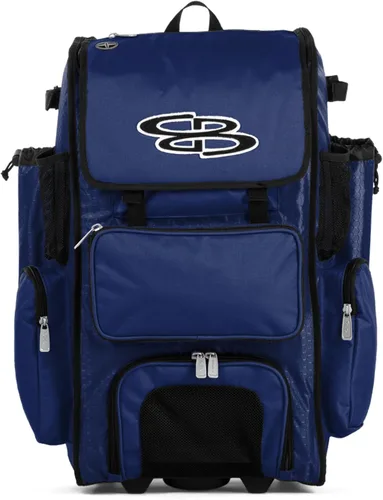 Miniatura 78 de Boombah Rolling Superpack - Bolsa para equipo de béisbol/sóftbol, varios colores, mango telescópico y capacidad para 4 murciélagos, versión