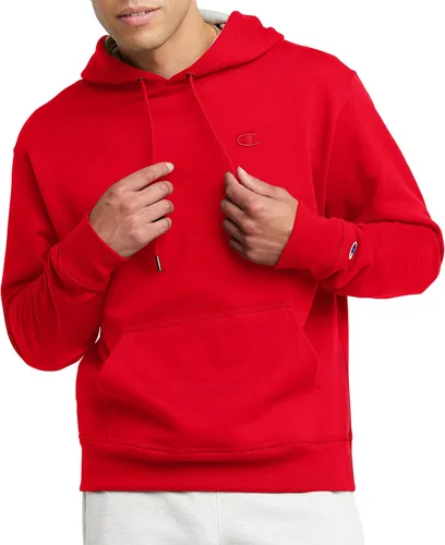 Champion - Sudadera con capucha para hombre con forro polar, peso medio, con logo de C (normal o grande y alto)