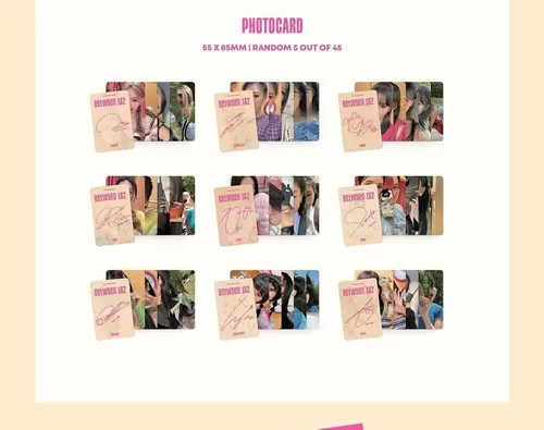 Miniatura 6 de DOS VECES ENTRE 1 & 2 11 Mini álbum criptografía Ver. Photobook+5ea Photocard+Tarjeta fotográfica Polaroid+Etiqueta de foto de película+Tarjeta