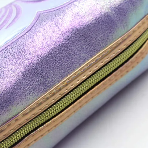 Miniatura 8 de Bolsa de cosméticos holográfica, organizador de artículos de tocador de viaje, bolsa de almacenamiento de sirena, bolsas de maquillaje pequeñas