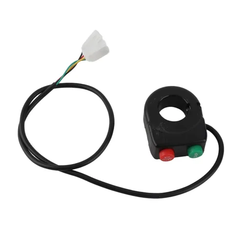 Miniatura 6 de 2 en 1 Faros delanteros de motocicleta Interruptor de encendido/apagado de bocina, interruptores de botón de control de agarre para motocicleta