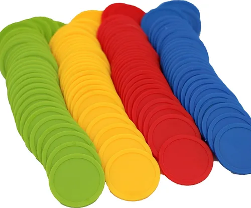 Miniatura 3 de Caja de 120 monedas de conteo de 35 mm/1.37 pulgadas para fichas de póker y monedas de juego