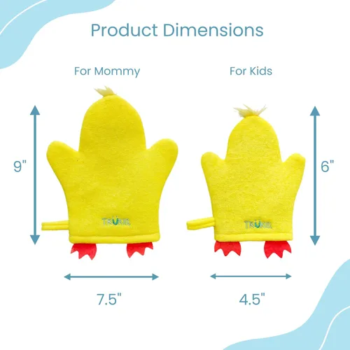 Miniatura 4 de TruKid Yumberry Bubble Podz & BubbleGlove Set – Cápsulas de baño de burbujas con 2 guantes de lavado para niños y niños pequeños