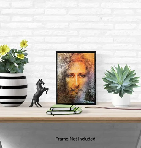 Miniatura 4 de Arte de pared de Jesucristo, decoración de pared de Jesús, decoración religiosa cristiana para habitación, hogar, iglesia, regalos católicos, regalo