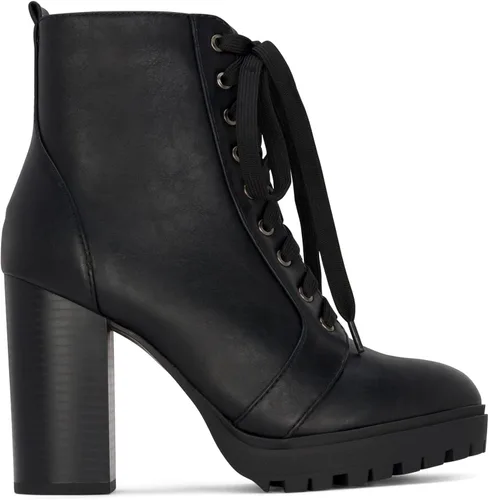 Miniatura 3 de Jtelle - Kristine - Botines de tacón apilados con cordones para mujer