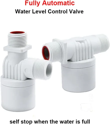 Miniatura 2 de 1/2" 3/4" 1" Fully Automatic Float Valve DN15 Water Level Control Valve Anti Corrosion Nylon Ball Valve(1/2",WHITE_IT)